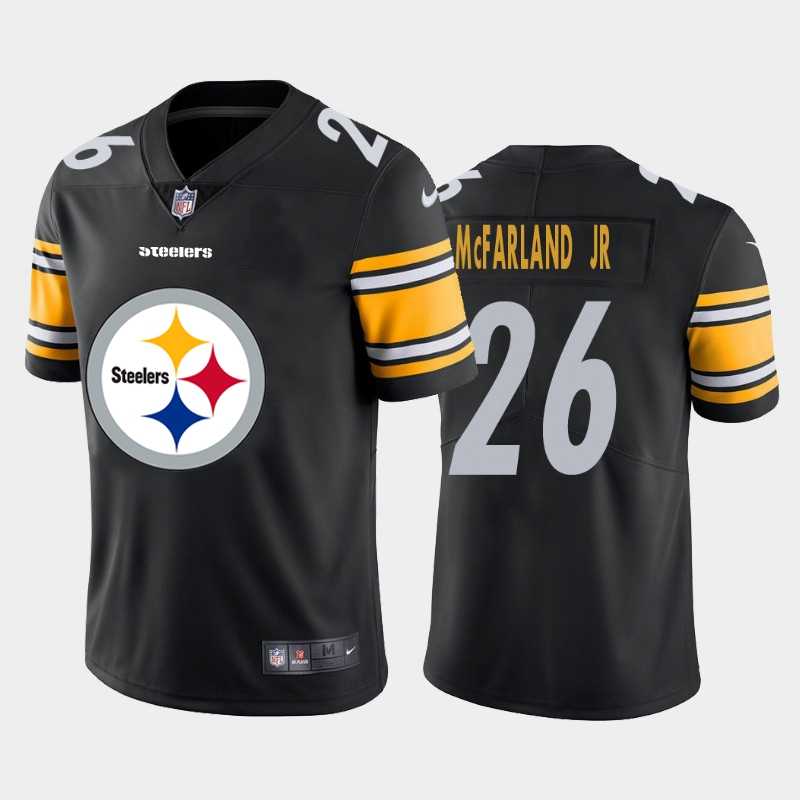 Nike Steelers 26 Anthony McFarland Jr. Black Team Big Logo Vapor Untouchable Limited Jersey Dzhi,We sell and wholesale Nike Steelers 26 Anthony McFarland Jr. Black Team Big Logo Vapor Untouchable Limited Jersey Dzhi on line form chian!